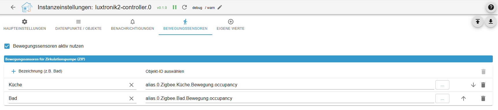 Bewegungssensoren