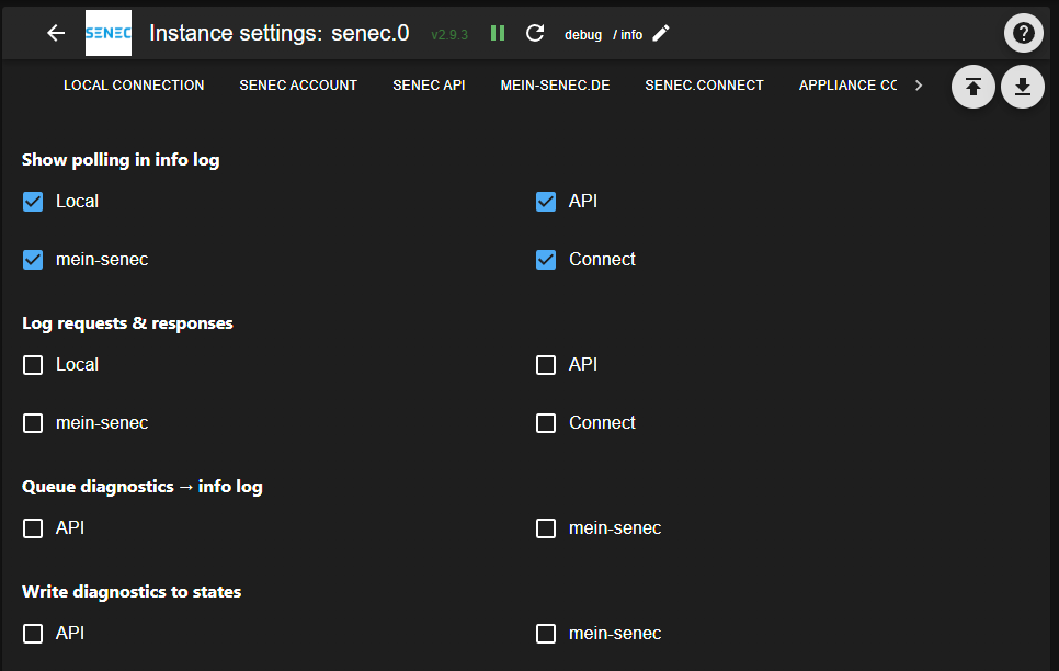 Debug & Logging