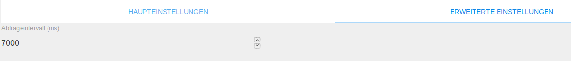 Erweiterte Einstellungen Advanced Settings