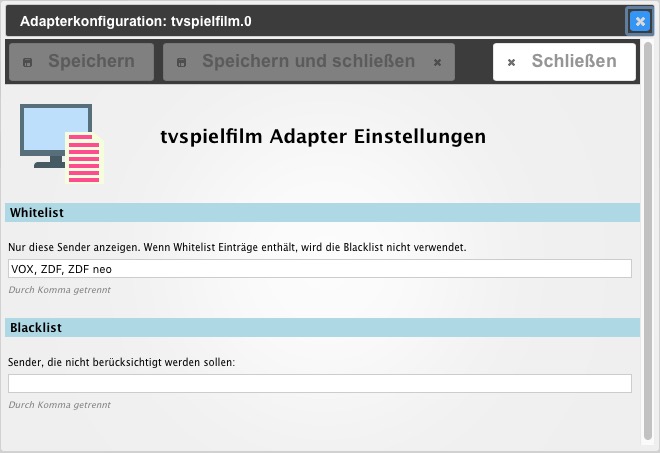 Screenshot Settings alt text