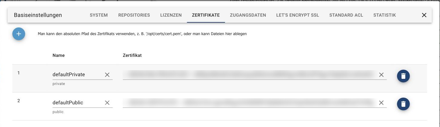 Der Reiter Zertifikate