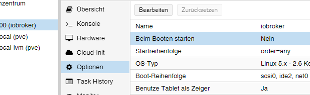 vm-booten