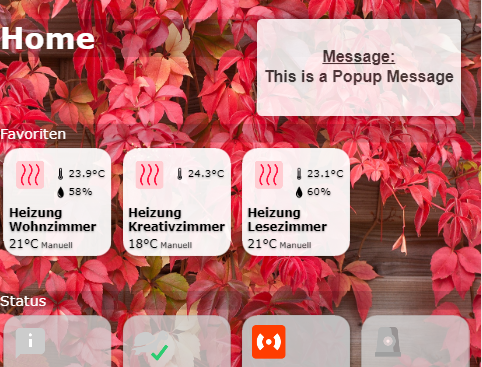 Popup Screenshot
