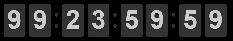 Widget Countdown FlipClock