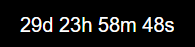 Widget Reverse Countdown