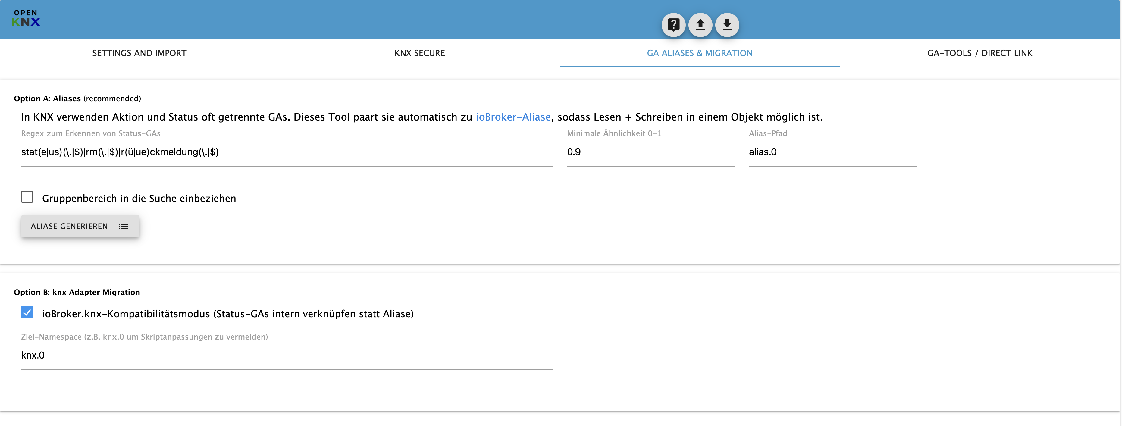 GA Aliases and Migration