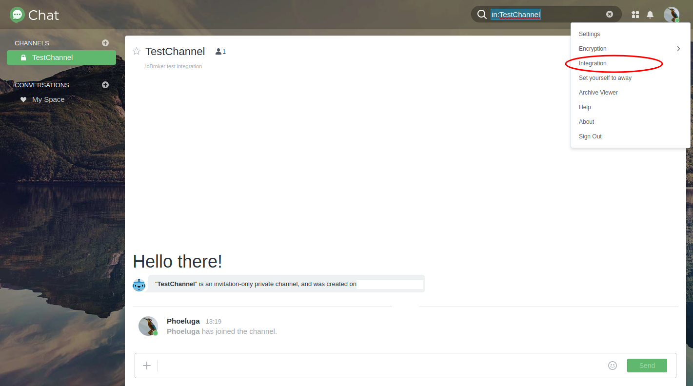 SynoChatChannel